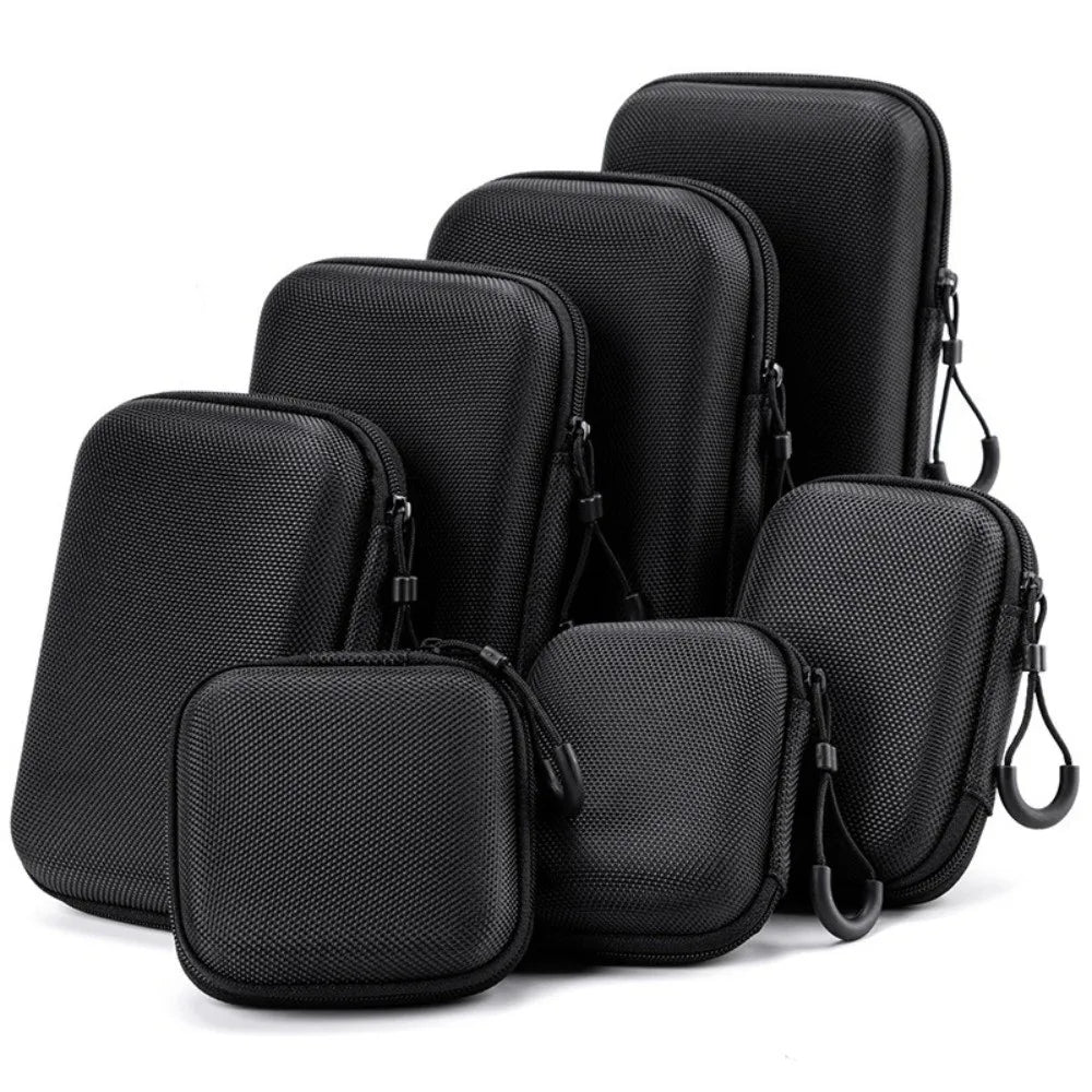 sac main pratique noir texturé pliable rangement anti poussière réutilisable portatif multifonctionnelrollable