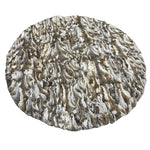 tapis fourrure lapin gris moderne antidérapant usage maison extérieur prière camping voyage