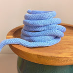 cordons macramé polyester 6mm bleu clair blanc vert rose jaune gris beige créatif artisanal