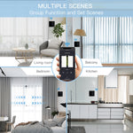 interrupteur wifi rideaux connecté app smart life tuya alexa google moderne minimaliste bluetooth