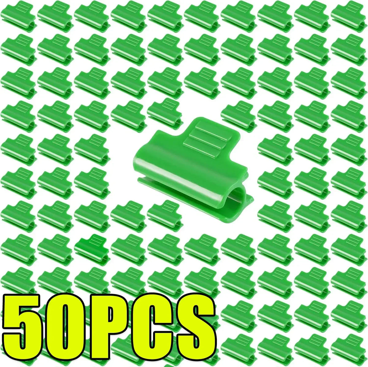 clips fixation vert robustes support plantes serre tunnel jardin clips pratiques pack