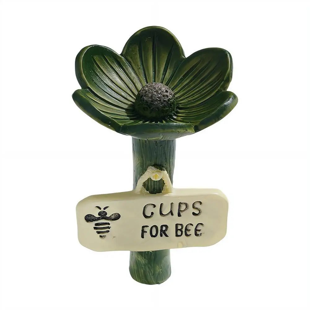 station d'arrosage abeilles fleur rouge moderne motifs abeillesDecoration jardin exterieur