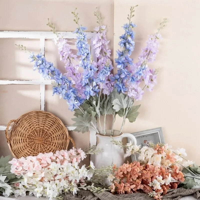 Bouquet fleurs artificielles vert pour décoration jardin intérieur