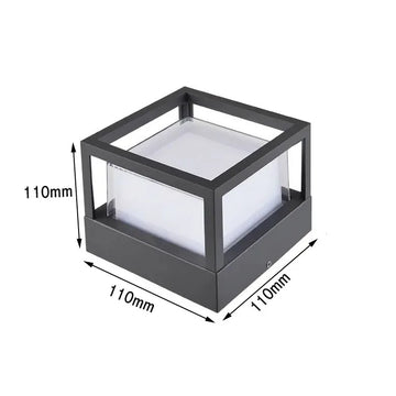lampe murale led ip65 changement couleur rgbcct étanche contemporaine fixée