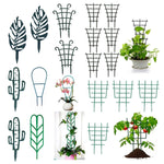 support plante feuilles stylisées moderne vert adhésif balcon jardin pot fleur fixe croissance optimale