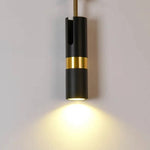 plafonnier led suspendu moderne minimaliste or noir blanc gu10 chambre coucher acier inoxydable brossé