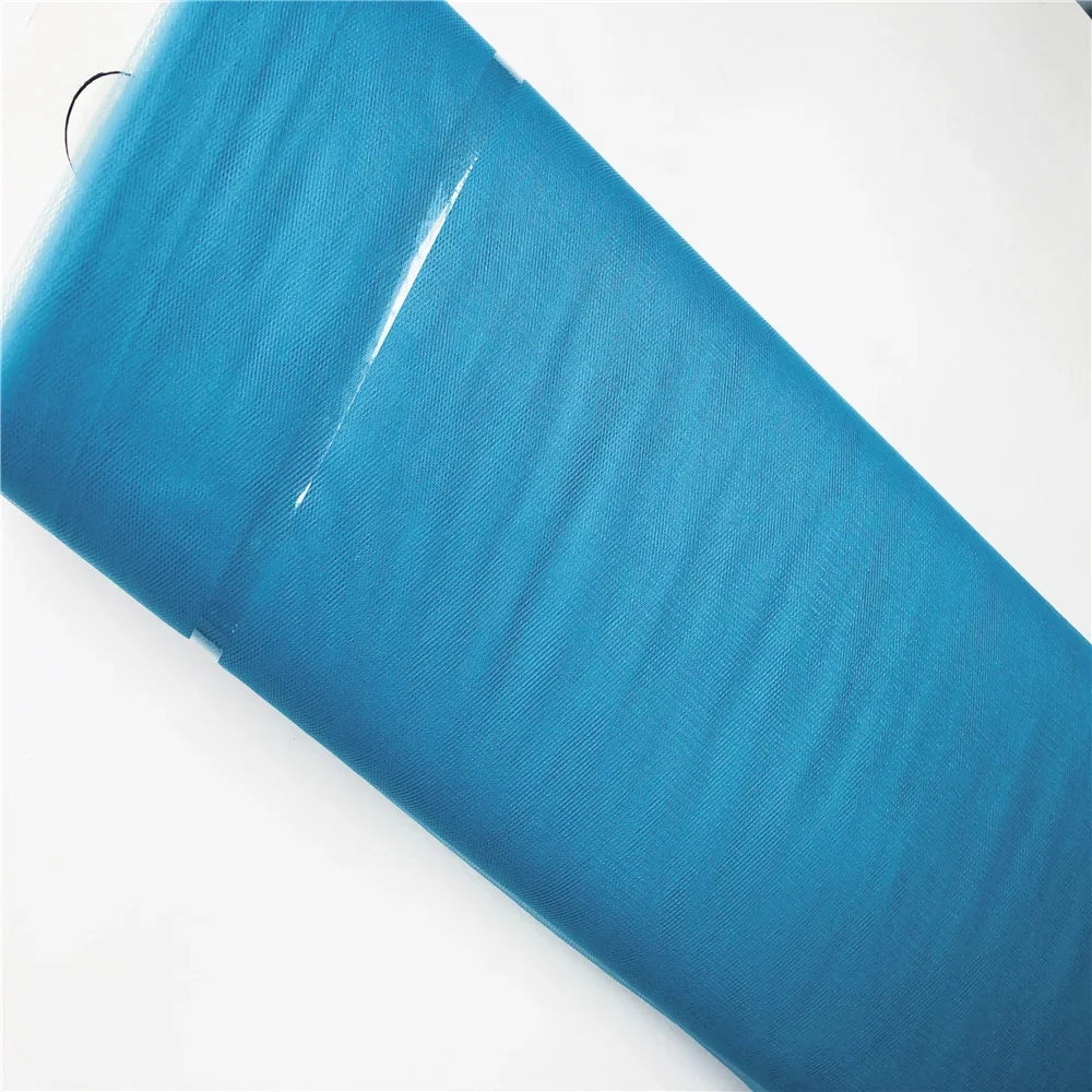 tulle polyester blanc orange rose fin élégant bricolage mariage anniversaire 137cm 3650cm