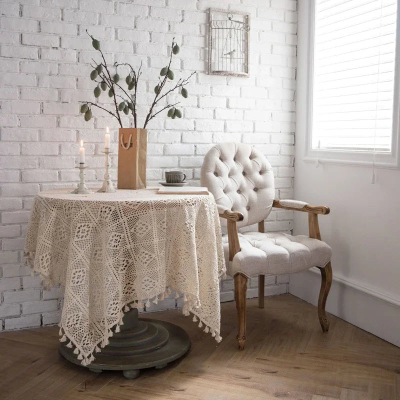 Détail du motif crocheté