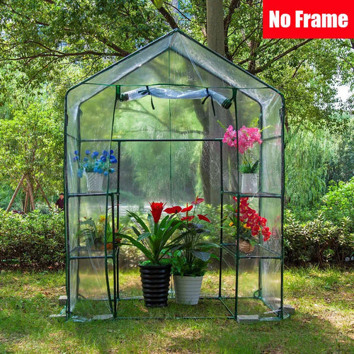 serre jardin vert transparent maille fine moderne clips inclusion