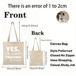 sac main toile beige motif imprimé poignées réutilisable tridimensionnel multifonction