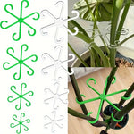 clips plante transparents verts floral moderne autonome croissance verticale 4pcs
