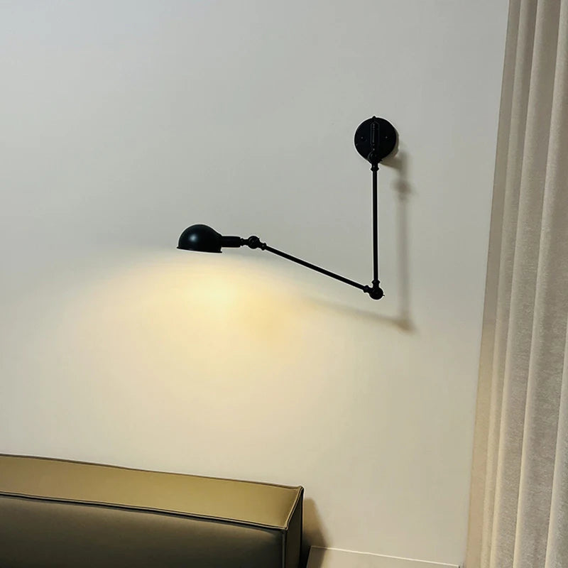 Vue de côté montrant l'installation en surface de la lampe