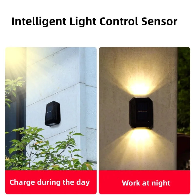 lampe solaire murale noire moderne adhésive panneau solaire led pièces