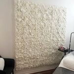 Toile de fond florale en soie pour baby shower