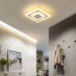 plafonnier led moderne blanc noir carré géométrique minimaliste éclairage quotidien 249 2000 lumens autonome