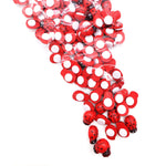 forme coccinelle adhésives rouges noires blanches décoration anniversaire mariage fêtes enfants