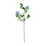 Bouquet artificiel moderne jaune vert bleu blanc fleurs feuilles décoration extérieure exposition sol