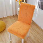 housse chaise rose bleu orange fleurs souriant moderne elasthanne polyester