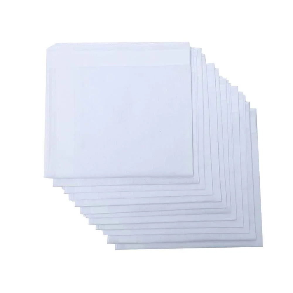 serviettes coton blanc 40x40cm classiques table restaurant mariage festives