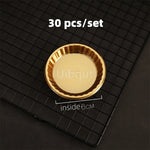 assiettes dorées texturées classiques 6,5cm 6cm 10cm 4cm set table festive