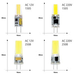 ampoules led g4 12v 6w 9w blanc chaud froid transparentes moderne
