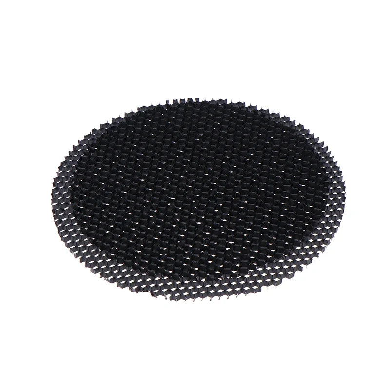 plafonnier led lumière douce abatjour projecteur rond maille nid d'abeille noir antiéblouissement aluminium moderne