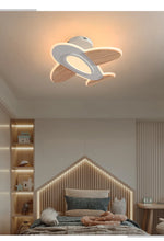 lampe moderne blanche bois contemporain métal éclairage chambre enfant fixations invisible