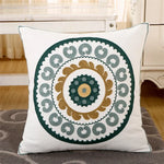 housse coussin coton ethnique boho chic motifs floraux mandala voiture