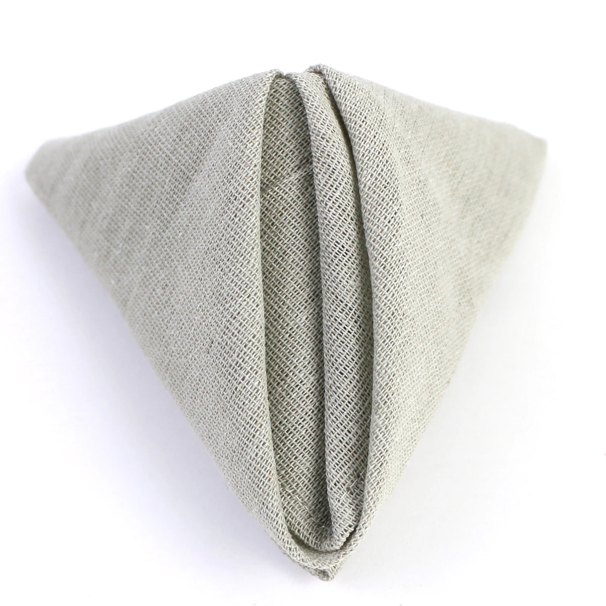 serviettes lin vert olive rose pâle violet clair classiques clips dorés set usage quotidien