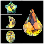 pendants décoratifs cristal transparent arc ciel facettes modernes élégants anti oiseaux