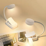 lampe lecture flexible rechargeable clip usb led blanc moderne chambre coucher