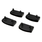 supports barres centrales noirs adhésifs lit moderne plastique plat lisse remplacement pièces cadre