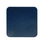 Tapis de souris bleu foncé carré lisse et monotone.