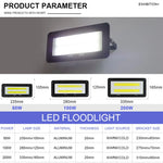 projecteur led ip66 étanche moderne noir perforations extérieur mur câbles couleur certifié rohs ccc