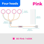 lampe led croissance plante réglable minuterie auto arrêt fleurs cactus moderne transparent feuilles vertes