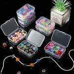 boîtes rangement transparentes modernes réutilisables clips pratique 6.5x4.5cm 20pc 30pc 50pc