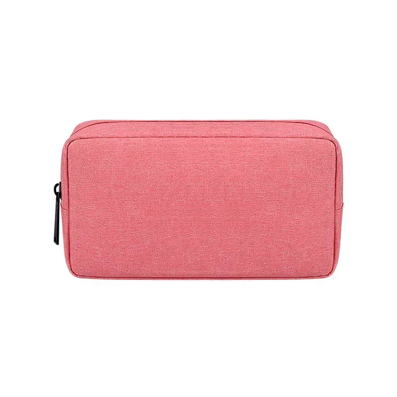 Sac main moderne toile gris clair zip compartiments internes taille 16 23 cm
