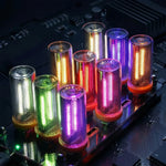 veilleuse led rechargeable violet perforée moderne tactile rgb urgence chambre nuit usb