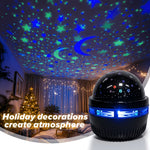 projecteur étoiles lune led usb decoration maison moderne noir étoiles