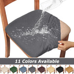 housse chaise gris moderne adhésive imperméable lavable polyester chambre coucher salon