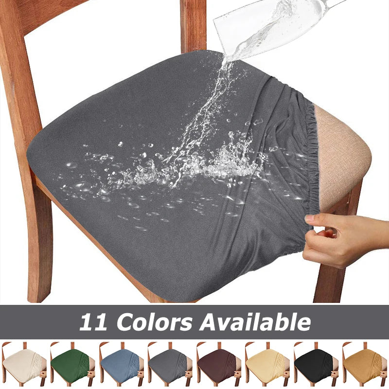 housse chaise gris moderne adhésive imperméable lavable polyester chambre coucher salon