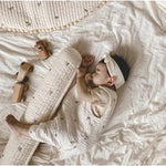 coussins doux couverture animaux oiseaux lapins motifs floraux bébé maternité texturé