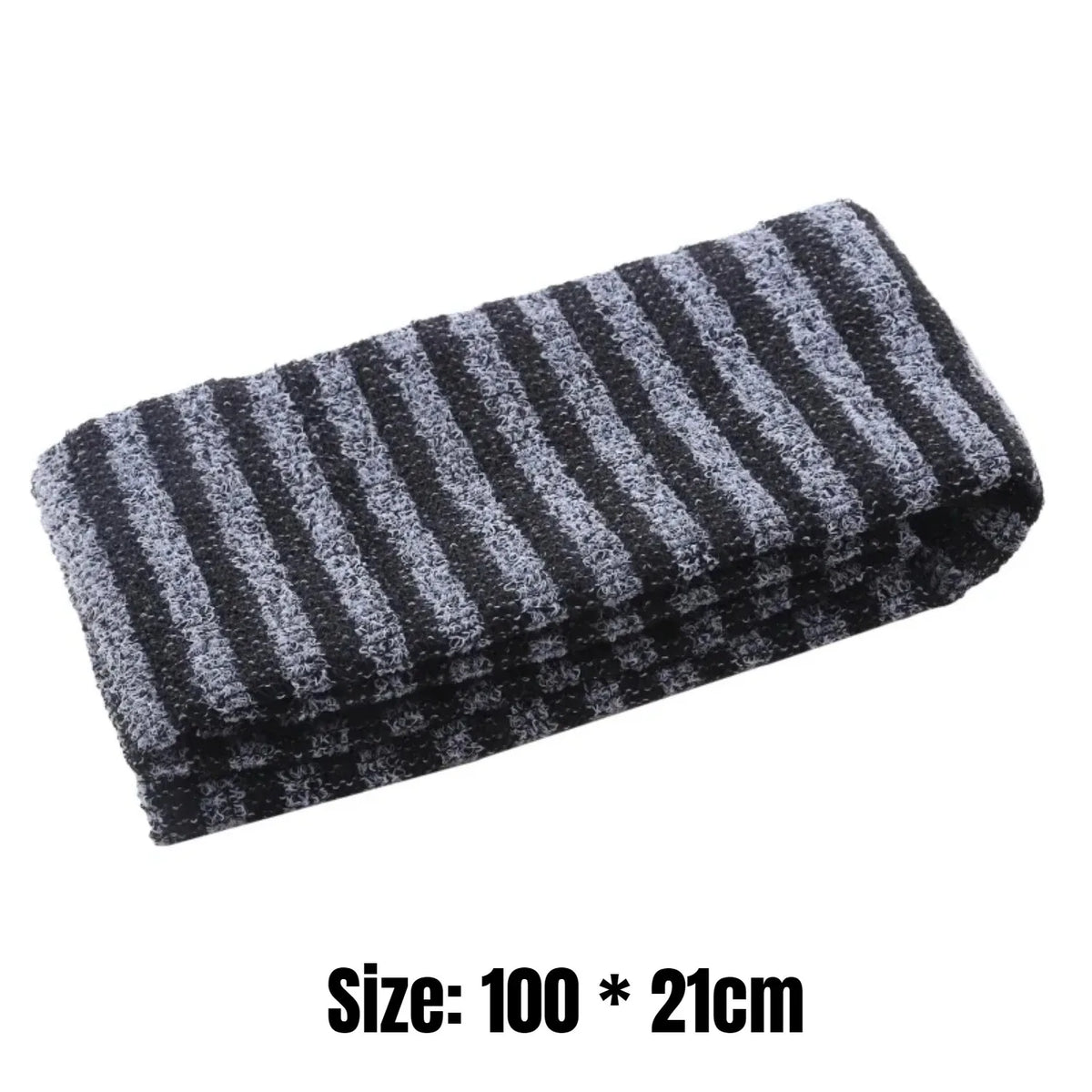 gant bain noir maille fine moderne nettoyage corps antibactérien éponge polyester usage multiple soins