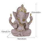 statues religieuses détaillées dorures blanc classique opalescent ornements hindouisme feng shui décoration maison