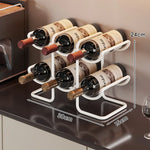 support bouteilles vin blanc moderne 42cm hauteur 30cm largeur 15cm profondeur sans motif bouteilles