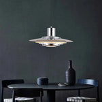 suspension lumineuse pendentif aluminium blanc argenté moderne 6000k 4000k 3000k 90260v e27