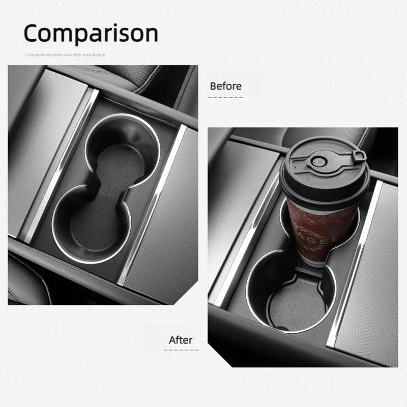 porte verre pliable noir points modernes voiture sans fixation visible