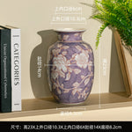 vases décoratifs fleurs classiques jaune bleu vert rose violet opaques