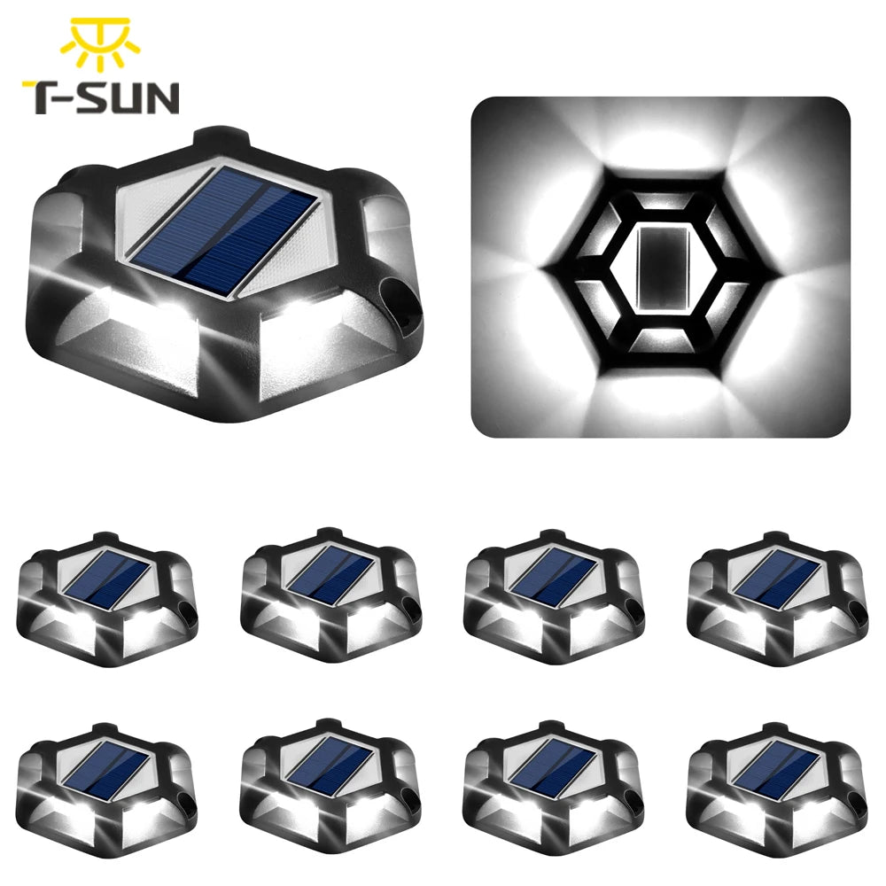 lampe solaire extérieure led gris métallisé panneau solaire bleu moderne minimaliste
