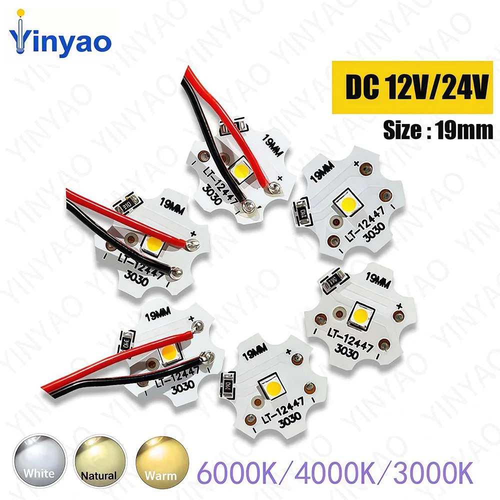 source lumineuse led 12v 24v blanc blanc chaud carré moderne technologie LED